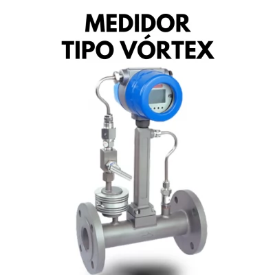 Medido de flujo tipo vortex